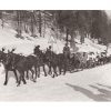 Photo d'époque montagne n°97 - train traîneau - JO hiver Saint Moritz 1927