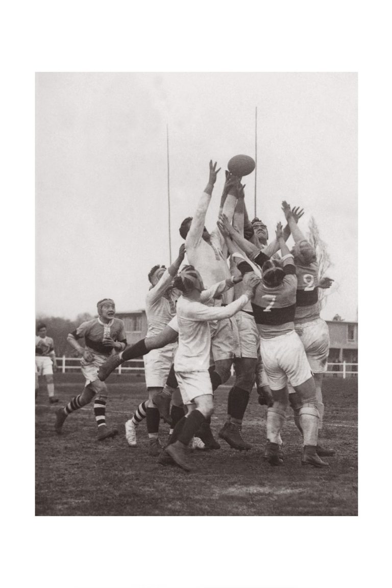 Photo d'époque sport n°54 - Rugby - Armée française contre Paris - Stade Jean Bouin - 1927