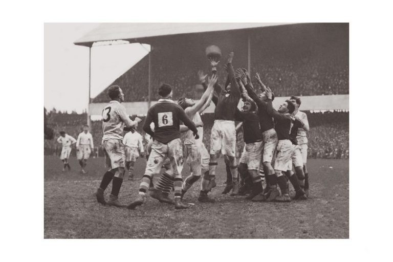 Photo d'époque sport n°59 - rugby - Irlande contre Angleterre