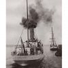 Photo d'époque Sur l'eau n°37 - navire "Earl Grey" quittant le Québec