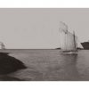 Photo d'époque sur l'eau n°40 - vieux gréement dans la baie de Pornic