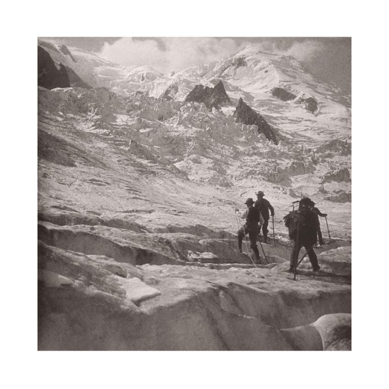 Photo d'époque montagne n°104 - Glacier du Mont-Blanc - Chamonix