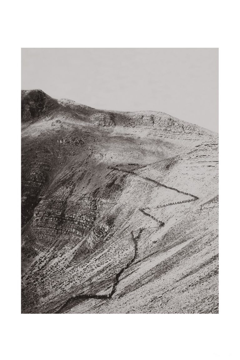 Photo d'époque Montagne n°99 - Chasseurs alpin montant col du Crachet