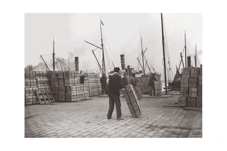 Photo d'époque pêche n°80 - port de pêche