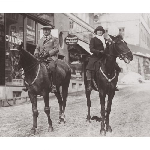 Photo d'époque Equitation n°54 - couple de cavalier