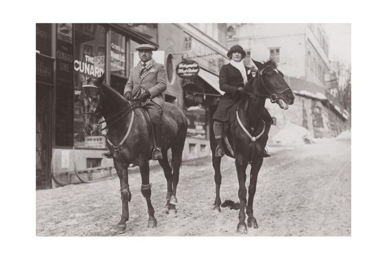 Photo d'époque Equitation n°54 - couple de cavalier