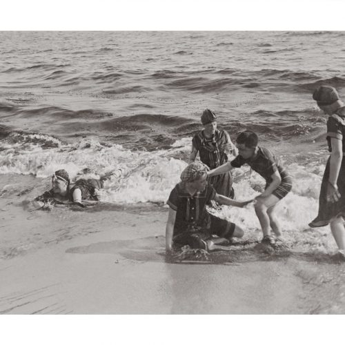 Photo d'époque Mer n°60 - Bain de mer - Concarneau