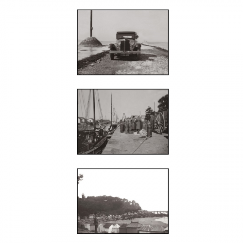 Photo d'époque Noirmoutier n°12 - triptyque - format carré