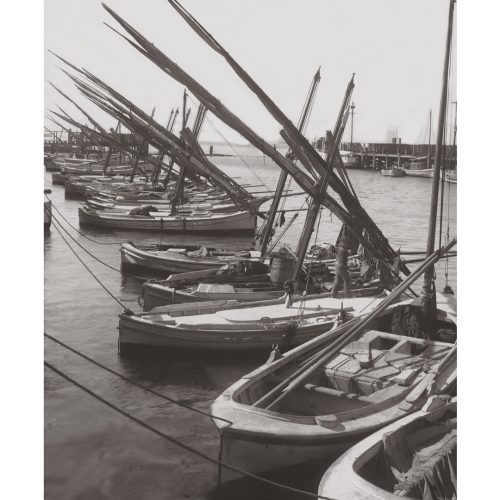 Photo d'époque sur l'eau n°48 - vieux gréement dans le le port