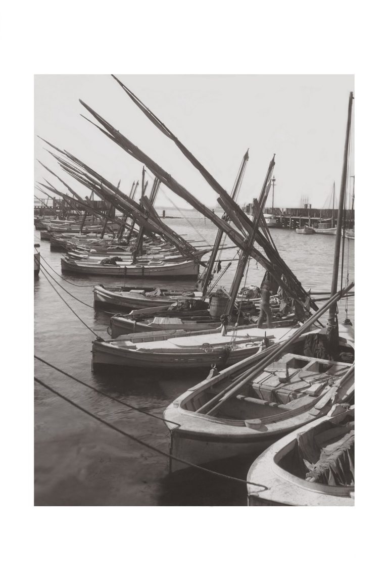 Photo d'époque sur l'eau n°48 - vieux gréement dans le le port