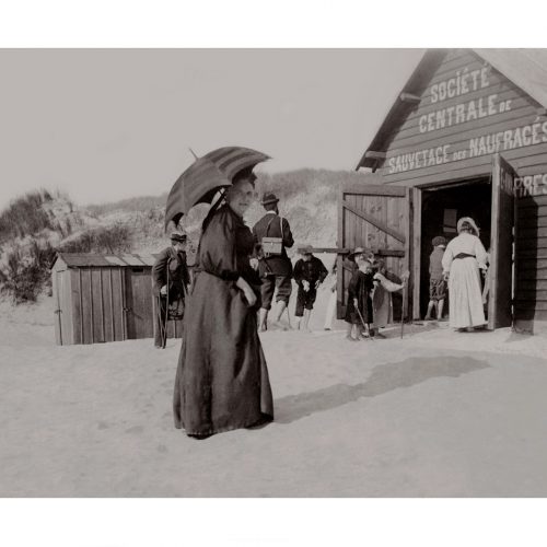 Photo d'époque Mer n°63 - Société de sauvetage en mer sur les plages du Nord