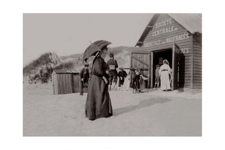 Photo d'époque Mer n°63 - Société de sauvetage en mer sur les plages du Nord