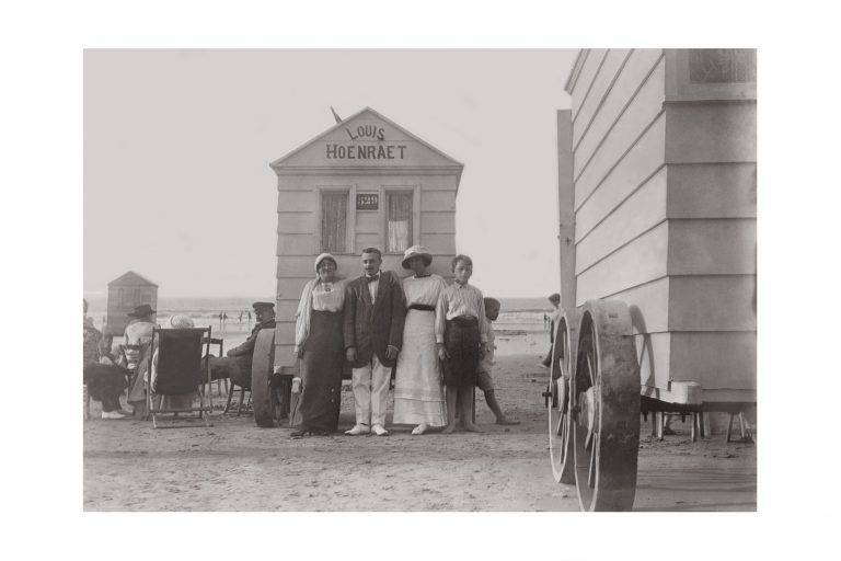 Photo d'époque Mer n°67 - cabines de bain - plages du Nord