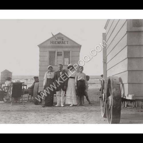 Photo d'époque Mer n°67 - cabines de bain - plages du Nord