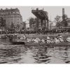 Photo d'époque Sur l'eau n°52 - Concours de joutes lyonnaises - Ile du cygne à Passy - 1912