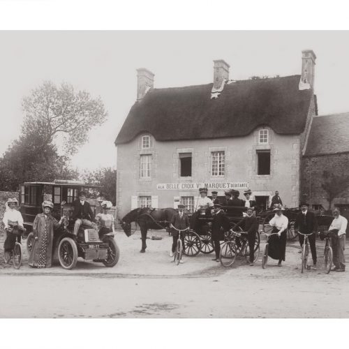 Photo d'époque Urbain n°23 - auberge A la Belle Croix