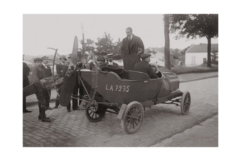 Photo d'époque automobile n°74 - Auto à hélice - Photographe Maurice-Louis Branger