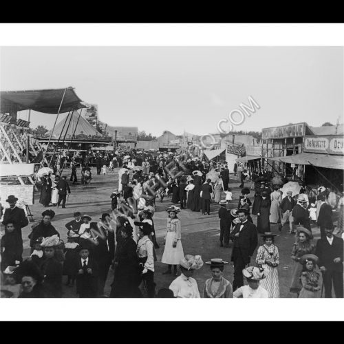 Photo d'époque Luxembourg n°06 - Schueberfouer en 1902 - photographe Batty Fischer