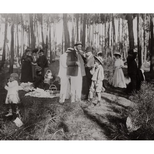 Photo d'époque Campagne n°24 - pique-nique en famille