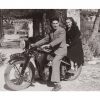 Photo d'époque Cycles n°50 - couple à moto