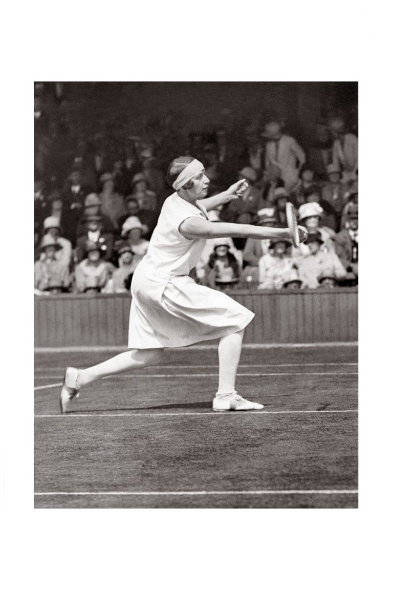 Photo d'époque SPORT n°79 - Kitty Godfree - 3ème tour de Wimbledon Juin 1927 - Photographe Victor Forbin