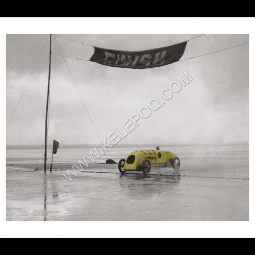 Photo d'époque Automobile couleur n°10 - photographe Victor Forbin - BABS voiture de record (70x105)