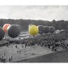 Photo d'époque Dans les airs couleur n°11 - vol de montgolfières (70x105)