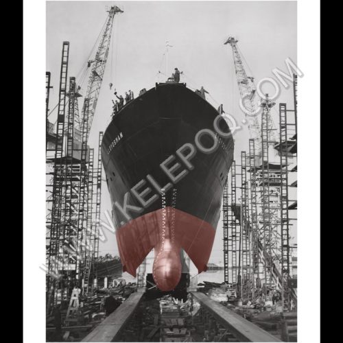 Photo d'époque Industries couleur n°01 - remorqueur haute mer (1M50)