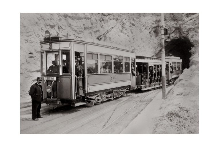 Photo d'époque Locomotive n°19 - Tramway de Nice et du Littoral