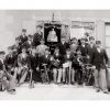 Photo d'époque Musique n°08 - Orchestre Les enfants de la Laignes - Côte d'Or - 1890
