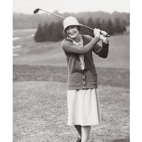 Photo d'époque SPORT n°87 - Simone Thion de la Chaume lors du Championnat de France de golf en 1930