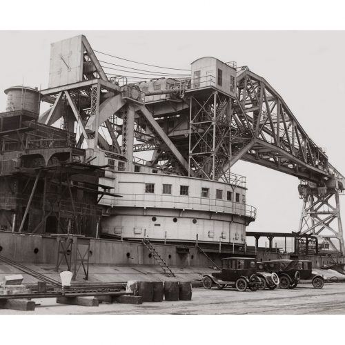 Photo d'époque Sur l'eau n°64 - Grue flottante de Philadelphie