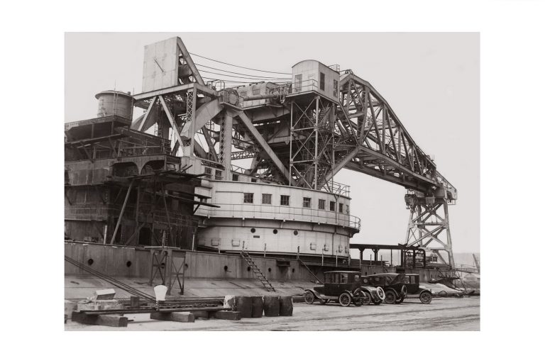 Photo d'époque Sur l'eau n°64 - Grue flottante de Philadelphie