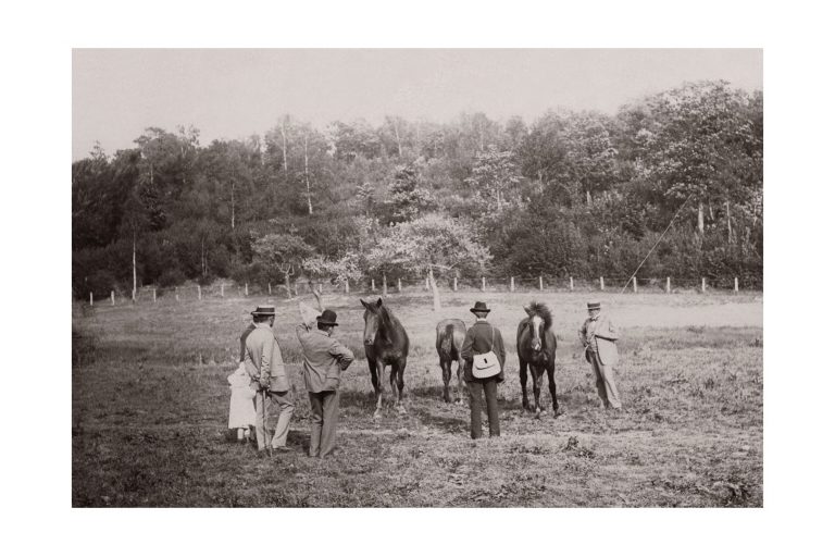 Photo d'époque Campagne n°31 - marchands de chevaux