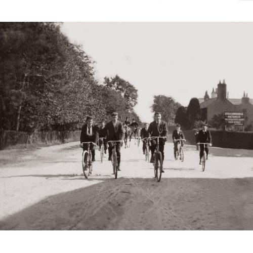 Photo d'époque Cycles n°52 - course cycliste