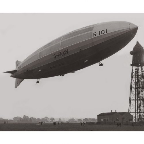 Photo d'époque Dans les airs n°30 - ballon dirigeable R101 - 14 octobre 1929