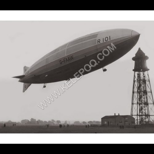 Photo d'époque Dans les airs n°30 - ballon dirigeable R101 - 14 octobre 1929