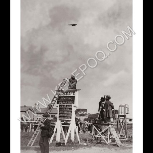 Photo d'époque Dans les airs n°33 - monoplane Stinson - Pride of Detroit - vol transatlantique - 28 août 1927 - Photographe Victor Forbin