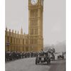 Photo d'époque Londres couleur n°02 - Course Old Crocks - Big Ben