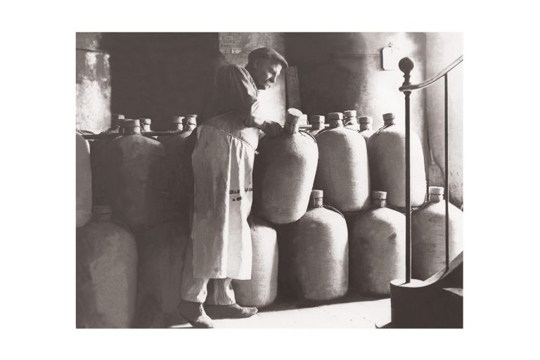 Photo d'époque Métiers n°54 - Fabrique d'huile d'olives années 1900