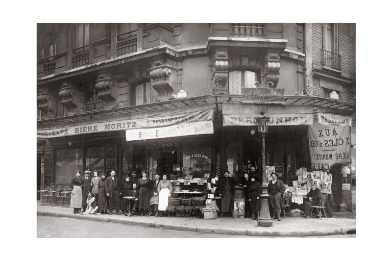 Photo d'époque Métiers n°55 - restaurant bar années 1900