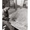 Photo d'époque Métiers n°58 - tressage de rotin - Oakland - Californie