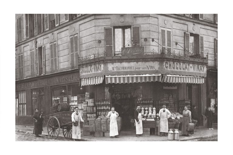 Photo d'époque Métiers n°61 - épicerie Chocolat Vinay - Rue St Médard - Paris