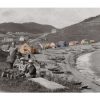 Photo d'époque Mer couleur n° 33 - enfants en bord de mer