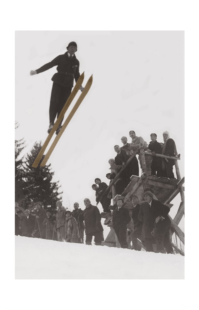 Photo d'époque SPORT couleur n°90 - saut à ski