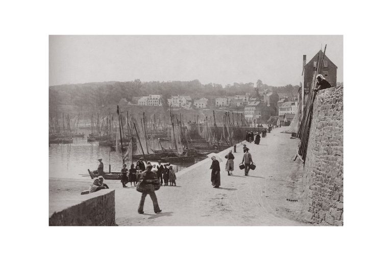 Photo d'époque Douarnenez n°03 - quais du port de Douarnenez