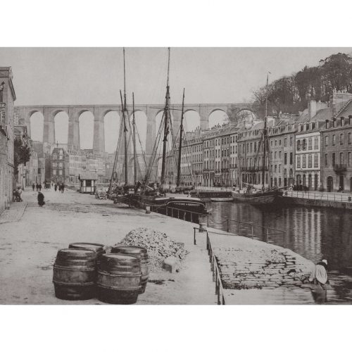 Photo d'époque Morlaix n°01 - vue sur le viaduc