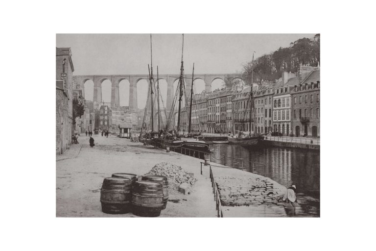 Photo d'époque Morlaix n°01 - vue sur le viaduc