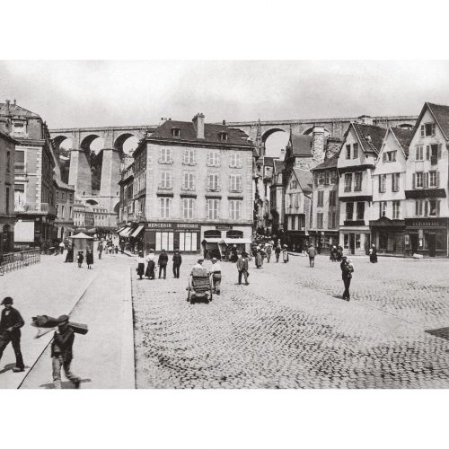 Photo d'époque Morlaix n°02 - Place de Viarmes