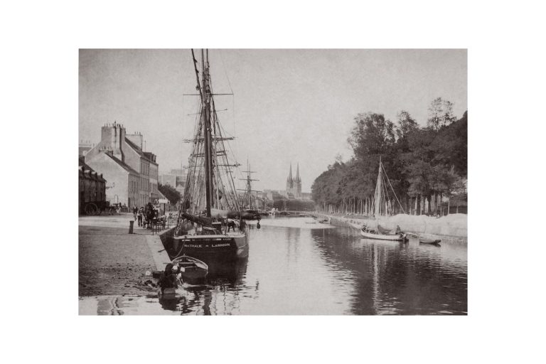 Photo d'époque Quimper n°04 - Le port